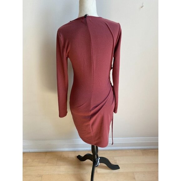 SOCIALITE knit mini dress sz Large side cut out - Picture 4 of 8